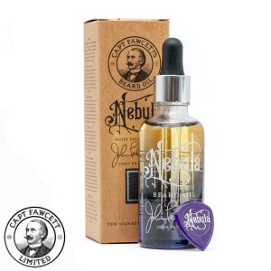 Олио за брада Nebula 50 ml с автограф и специално перце за китара от Джон Петручи (Dream Theater) на Captain Fawcett